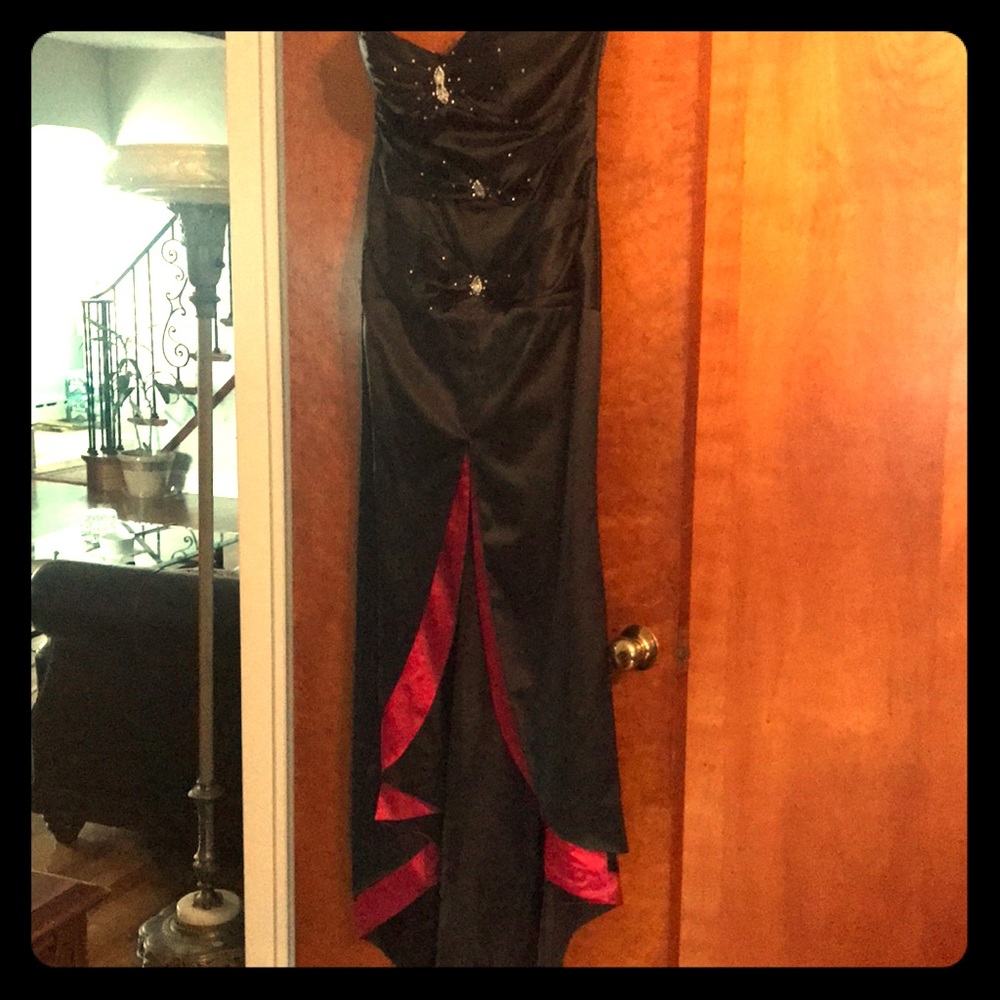 Black with red trim Princess Collection Prom Dress